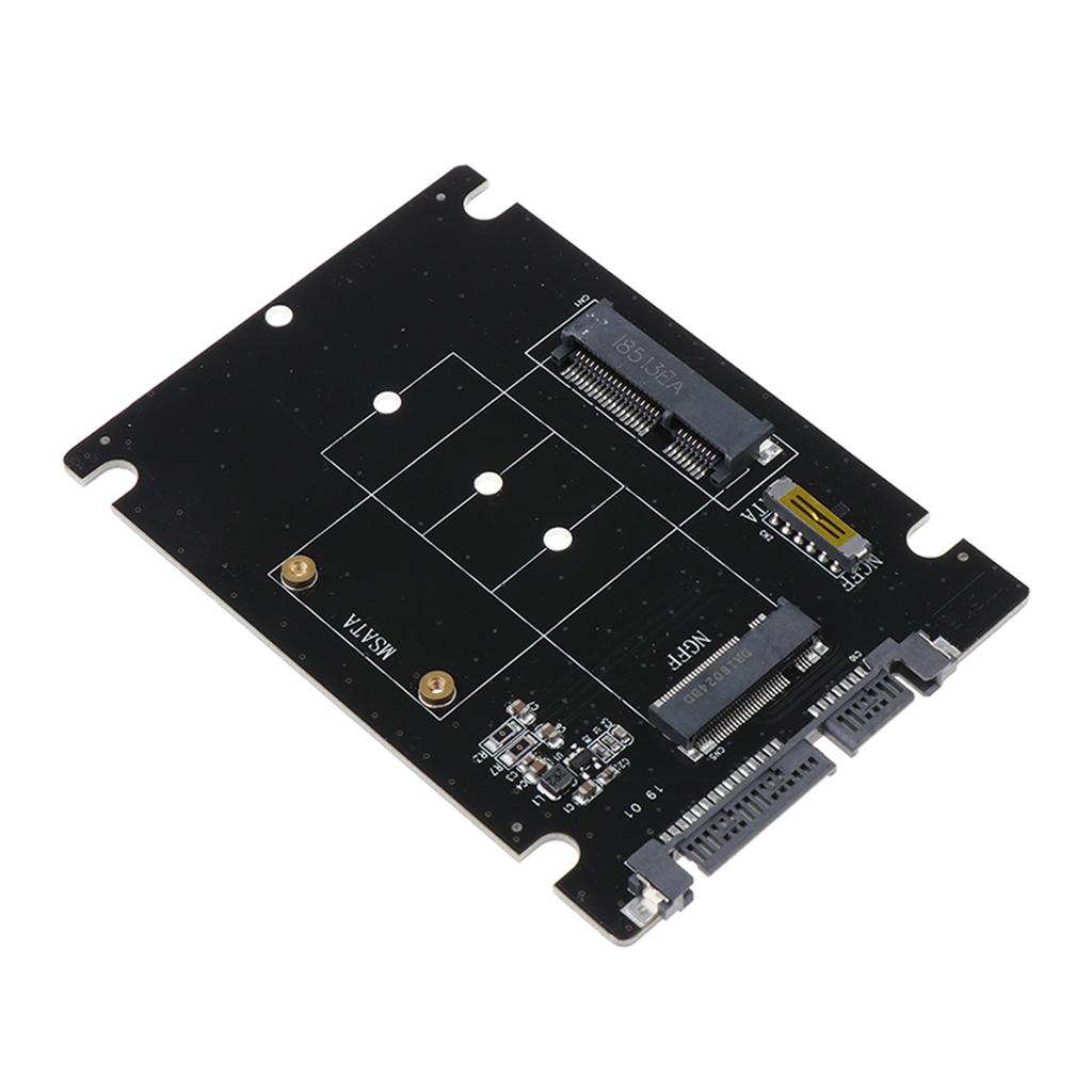 M  .  2     to     SATA     Adapter   -   Dual     Slot   -   MSATA     to