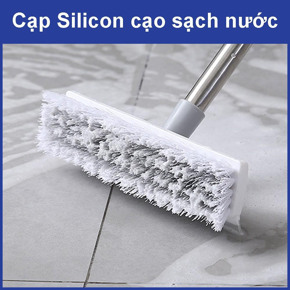 Chổi chà sàn gạt nước thông minh 2 IN 1 cán dài tùy chỉnh kích thước tiện lợi