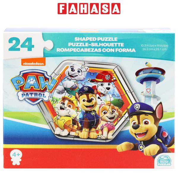 Bộ Xếp Hình Paw Patrol Lục Giác - Spin Master 20145675 (24 Mảnh Ghép)