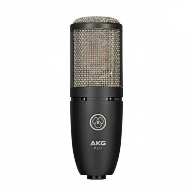 Micro thu âm AKG P220 - mic thu âm chuyên nghiệp cho phòng thu và hát livestream - Hàng chính hãng