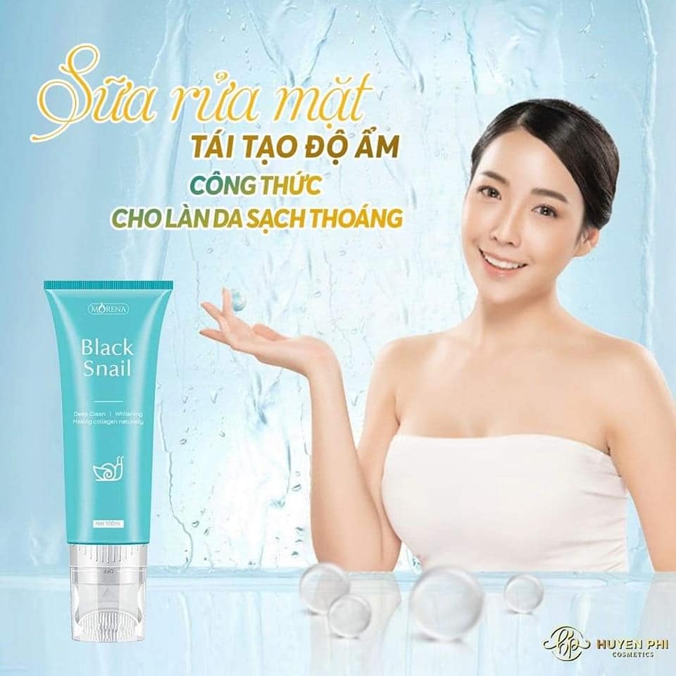 - Sữa rửa mặt Tinh Chất Ốc Sên Đen Hàn Quốc Black-Snail