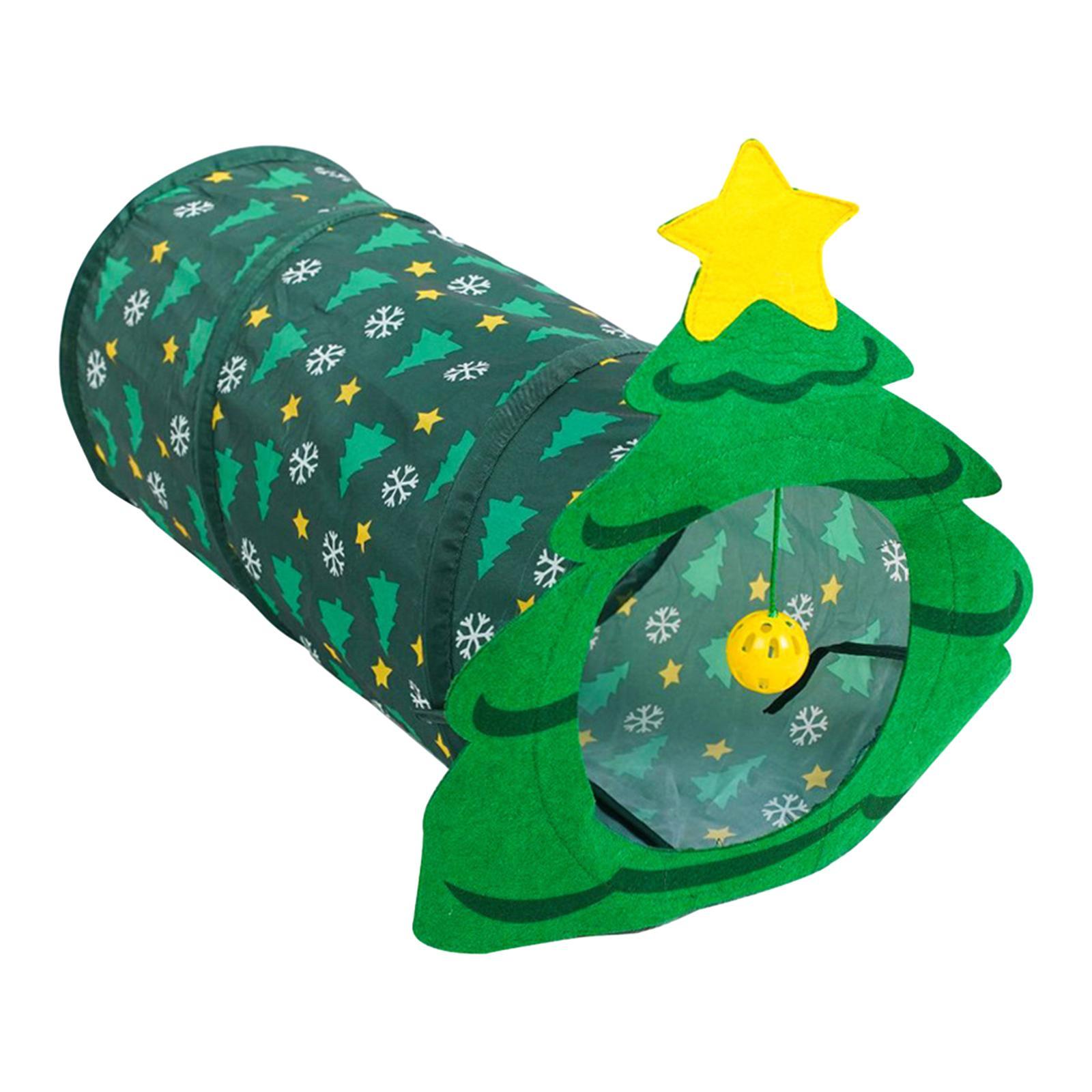 Cat Tunnel Interactive Toys Exercising Hiding Training and Running Collapsible Kitty Tunnel Foldable Pet Tunnel for Cat Puppy