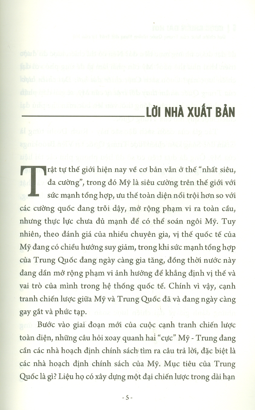 CUỘC CHIẾN DÀI HƠI – Đại chiến lược của Tr.u.ng Q.uố.c nhằm thay đổi trật tự của M.ỹ – Rush Doshi – Mỹ Châu dịch – NXB Chính trị Quốc gia Sự thật (bìa mềm)