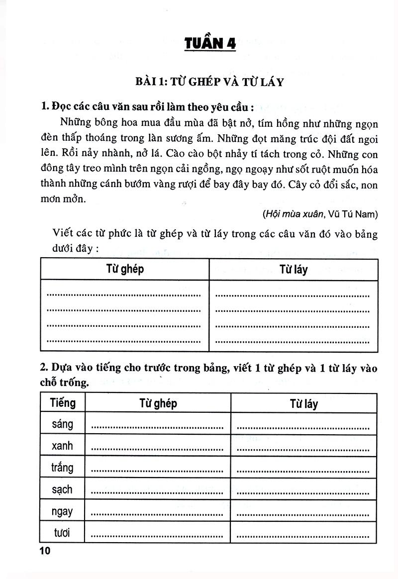 Luyện Từ Và Câu Lớp 4 (Tái Bản)