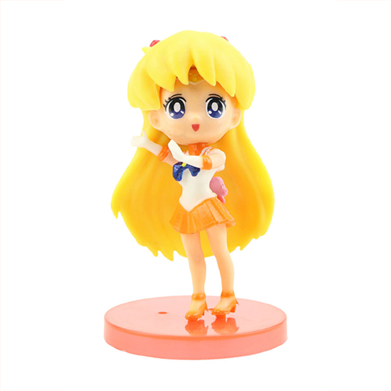 Bộ sưu tập đồ chơi 5 mô hình Thủy thủ Mặt Trăng - Sailor Moon cao 8.5 cm (Mẫu 02)