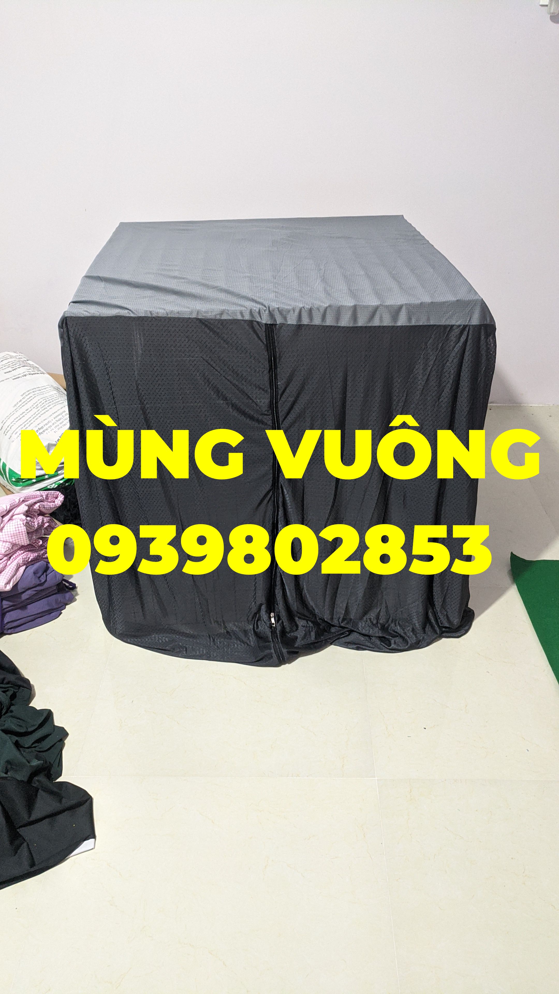 Mùng gà vuông các kích thước có dây kéo
