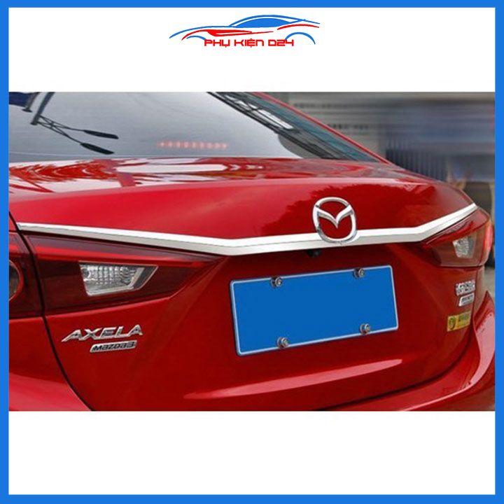 Ốp tay mở cốp Mazda 3 2015-2016-2017-2018-2019 mạ Crom chống xước làm đẹp xe