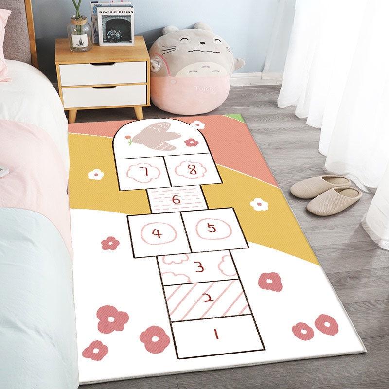 Thảm trải sàn trẻ em thảm leo núi bé gái thảm đầu giường trang trí phòng ngủ cách bố trí sofa đệm phòng khách phòng ngủ.