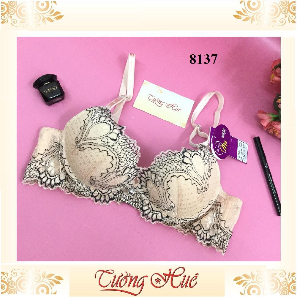 Áo lót nữ annie Bra 8137 áo ngực ren nâng vừa.