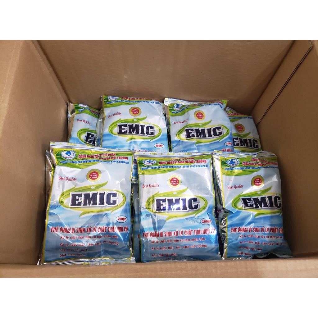 Men vi sinh ủ rác thải nhà bếp EMIC chế phẩm vi sinh ủ phân, khử mùi hôi