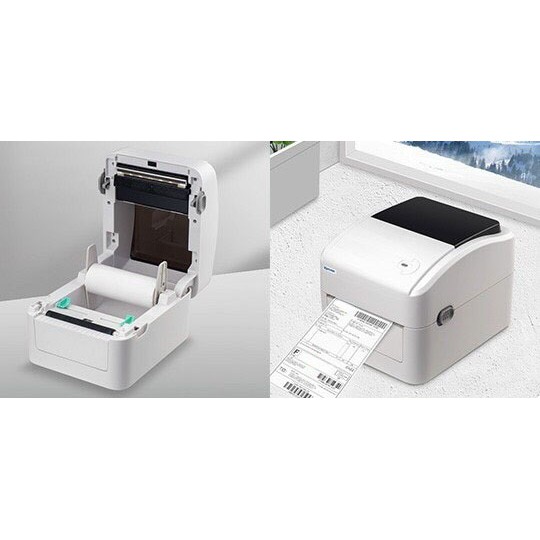 Máy in mã vạch, tem nhãn, in đơn hàng, phiếu giao hàng TMĐT Xprinter XP-420B - Hàng Chính Hãng