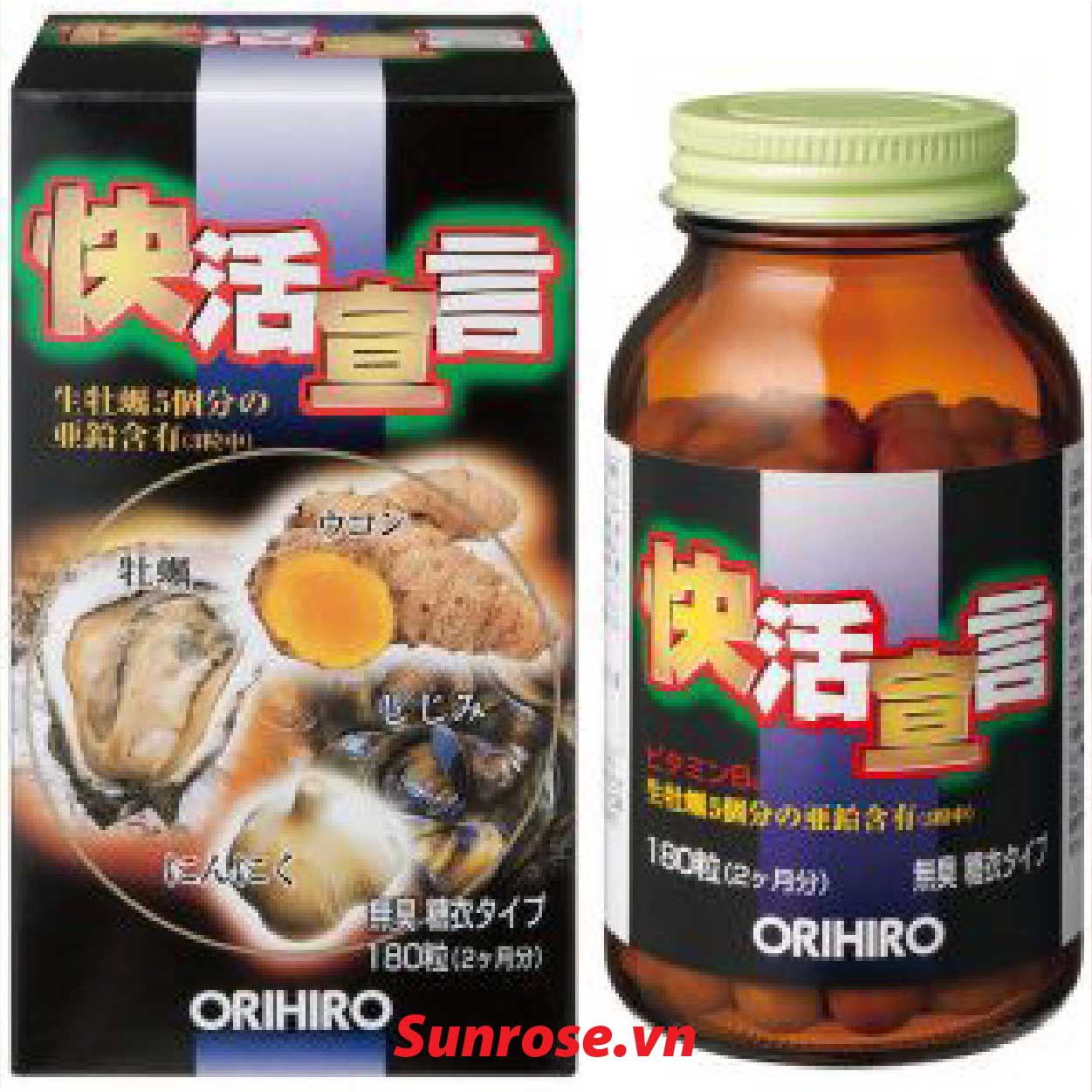 Thực phẩm bảo vệ sức khỏe Orihiro Vitality Declaration Supplement hàu nghệ