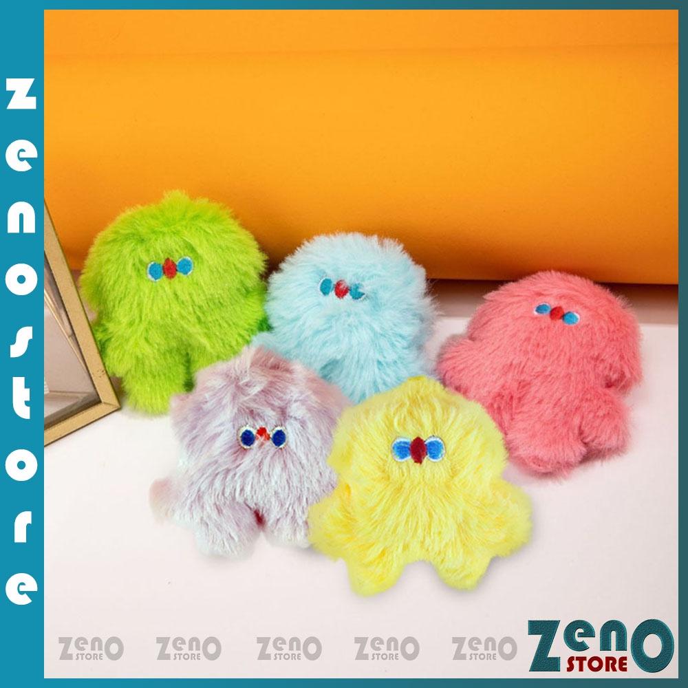 Móc khóa yêu tinh kute nhiều màu, móc treo balo, có móc khoen tròn và móc snap hook