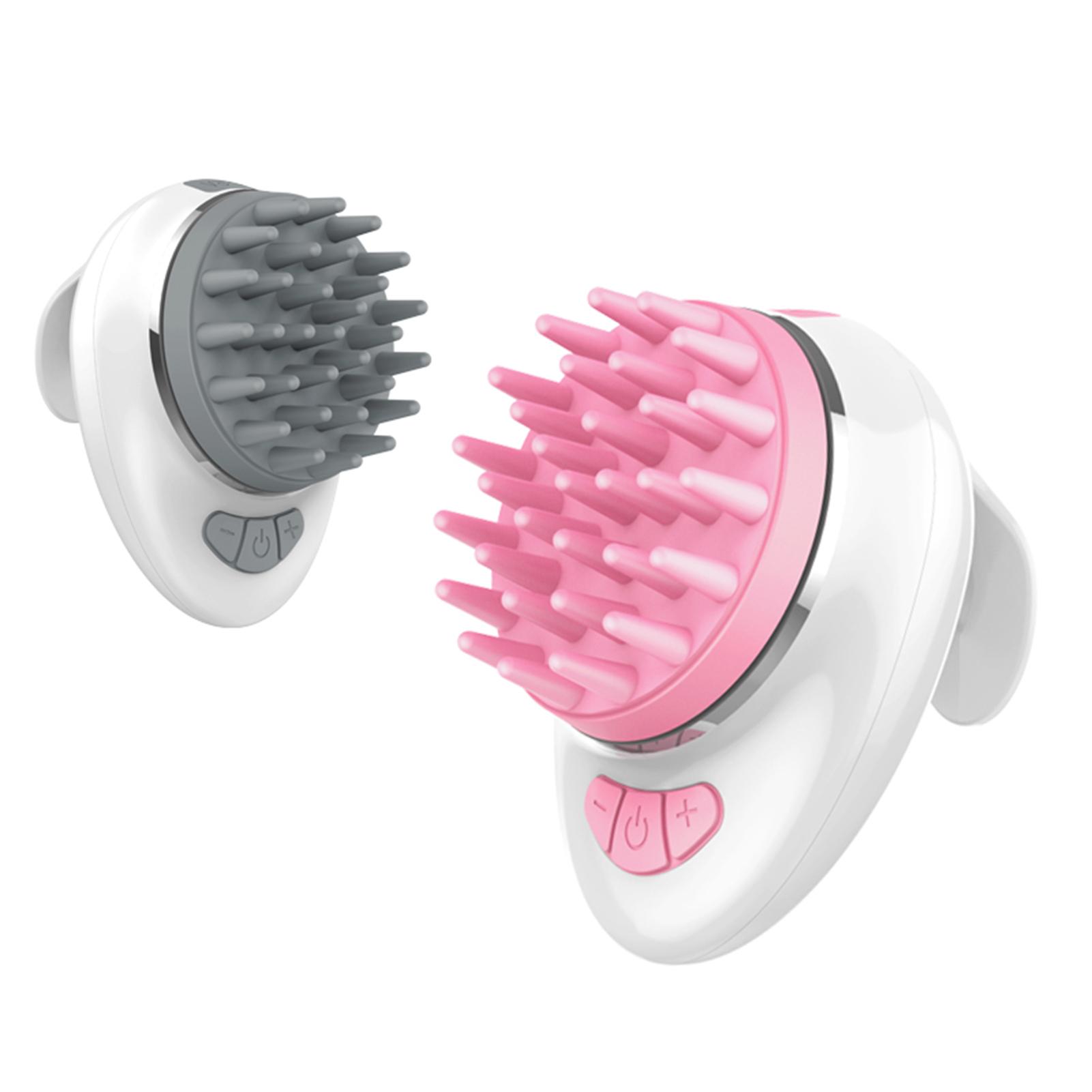 Bàn chải gội đầu mát xa da đầu sóng siêu âm bằng silicon mềm