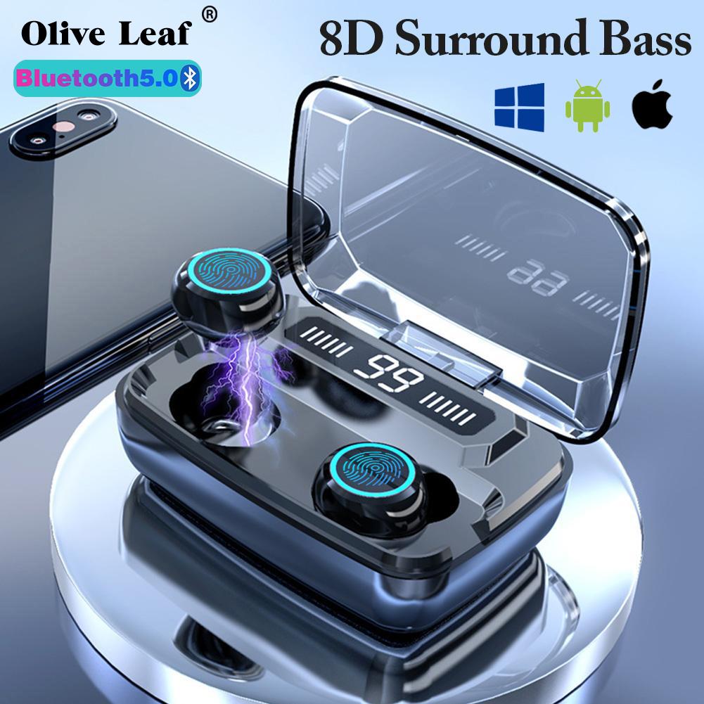 M11 TWS Bluetooth Tai Nghe 5.0 Thể Thao Chống Nước Tai Nghe Không Dây Nghe Nhạc Stereo Tai Nghe Dành Cho IOS Android Huawei Và Xiaomi