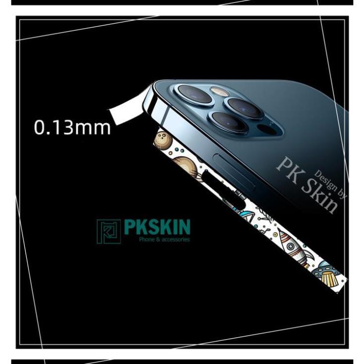 Miếng dán viền cho iPhone 12, 12 pro, iphone 12 pro max, 12 mini in theo yêu cầu.