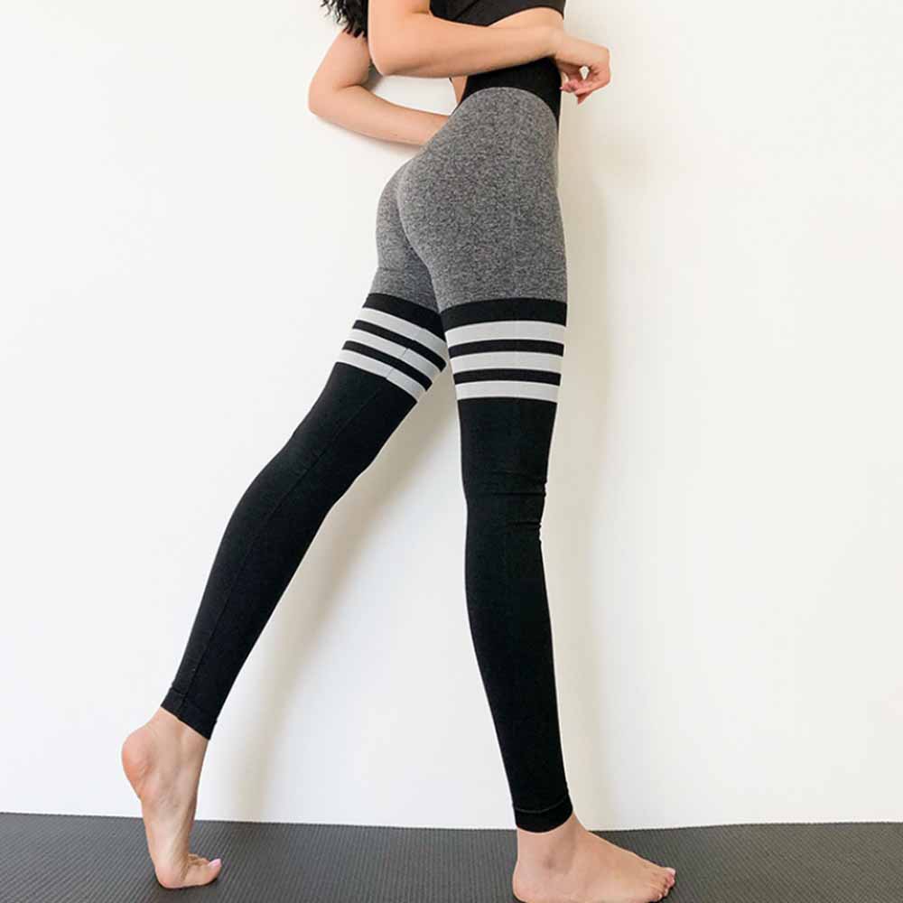 Quần legging nữ yoga, Quần legging nữ tập gym, Quần gym nữ cạp cao - Quần legging dài tập gym nữ nâng mông, gen bụng cực tốt tạo dáng eo thon chất liệu dệt cao cấp (SP046)