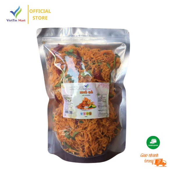 1KG KHÔ GÀ CAY LÁ CHANH VIETTINMART