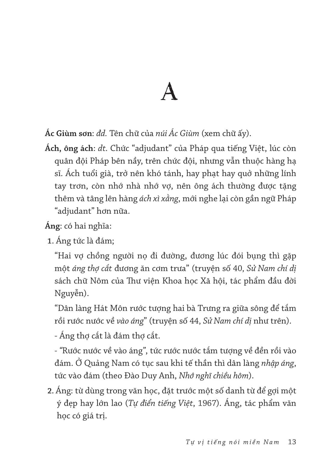 Sách - Tự Vị Tiếng Nói Miền Nam - Bìa Cứng