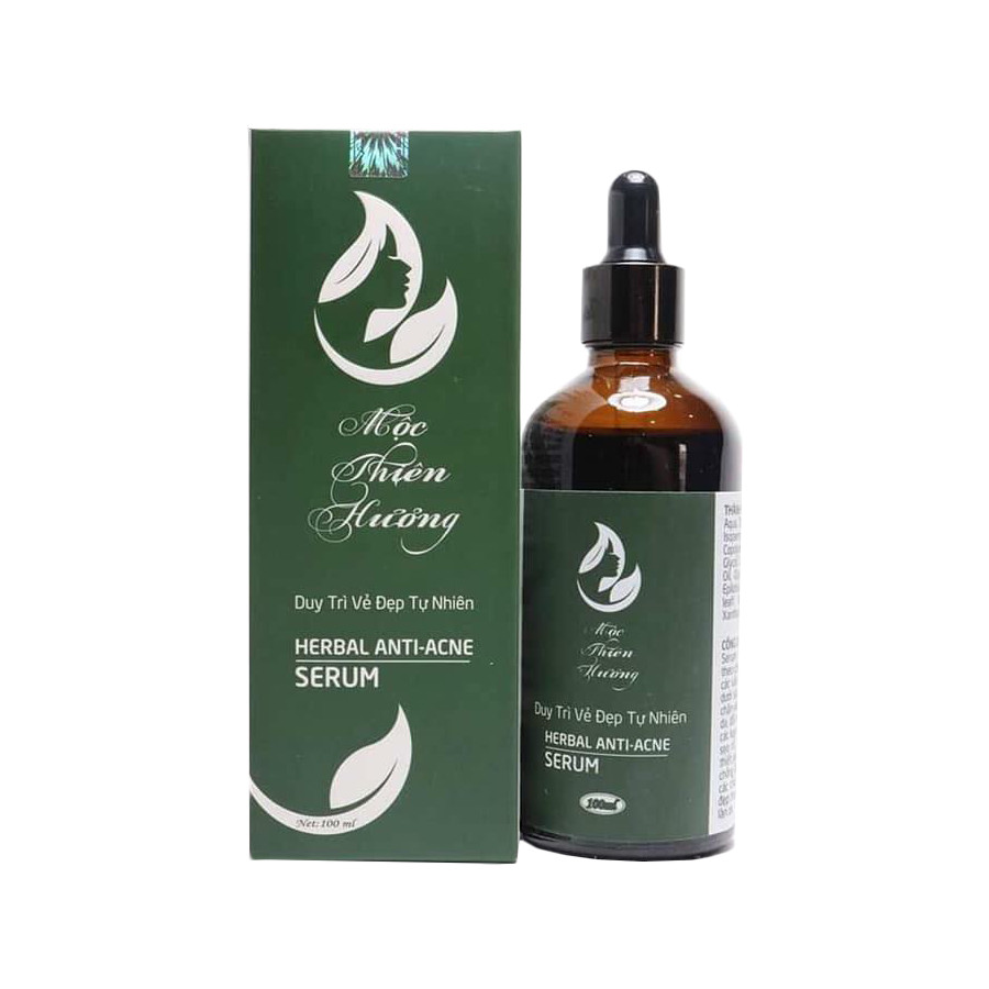 Serum 100ml Đánh Bay Mụn Thâm Nám Tàn Nhang Lâu Năm - Mộc Thiên Hương (Herbal Anti Acne Serum)