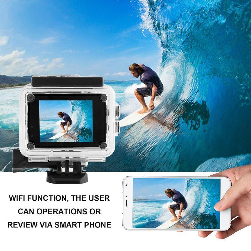 Máy ảnh hành động 4K H9R / H9 Ultra HD 30M Trò chơi không thấm nước 2.0 'Máy ảnh thể thao 1080p Camera Extreme