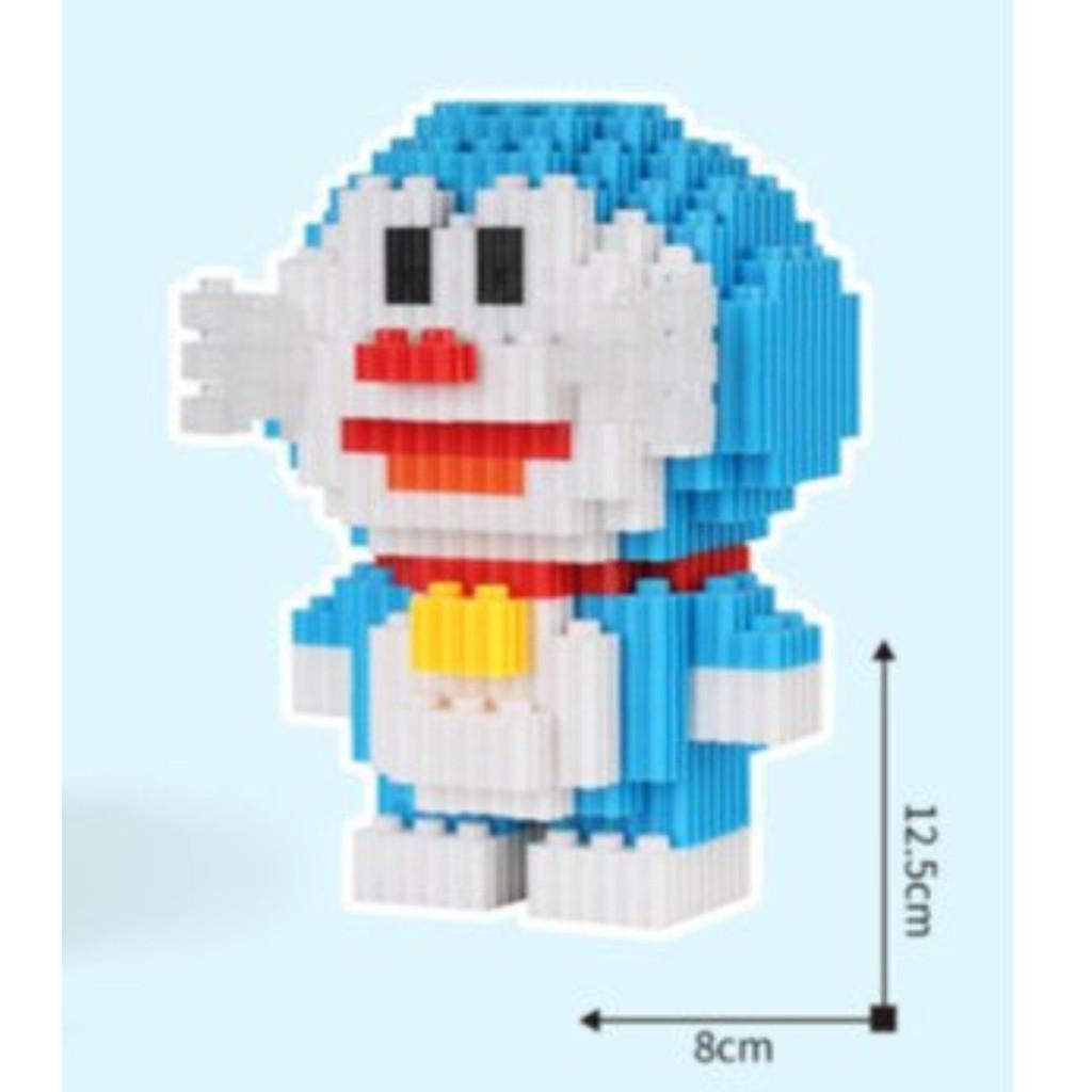 NANOBLOCKS - LẮP RÁP NHÂN VẬT DO RE MON- GIÁ BỘ 6 CON