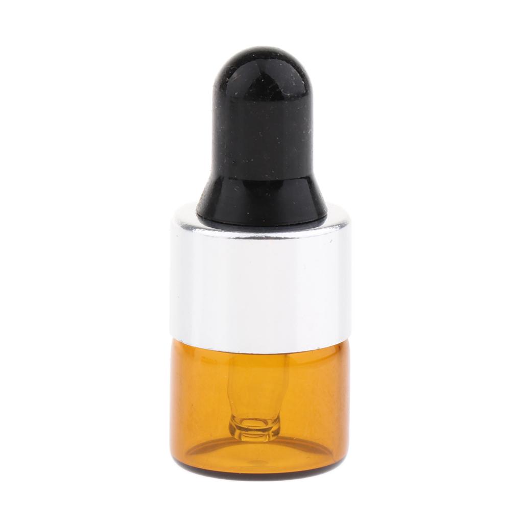 20Pcs Mini Refillable Dropper Bottles Essential Oils Cosmetics Perfume Applicator Pipette Makeup Sample Vials