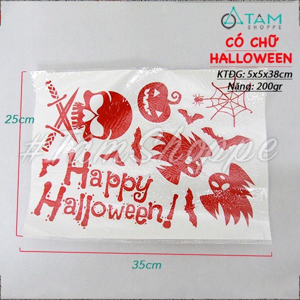 Decal Halloween dán kính tay chân máu nhiều kiểu HLW-DECAL-03