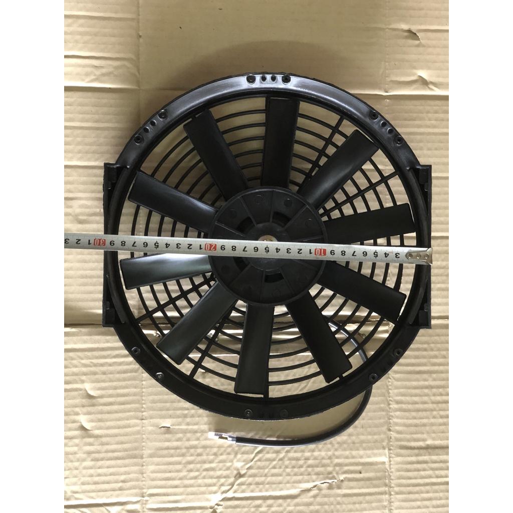 Quạt Dàn nóng chế 12 inch 12V / 24V 80W hàng Pokka Trung Quốc