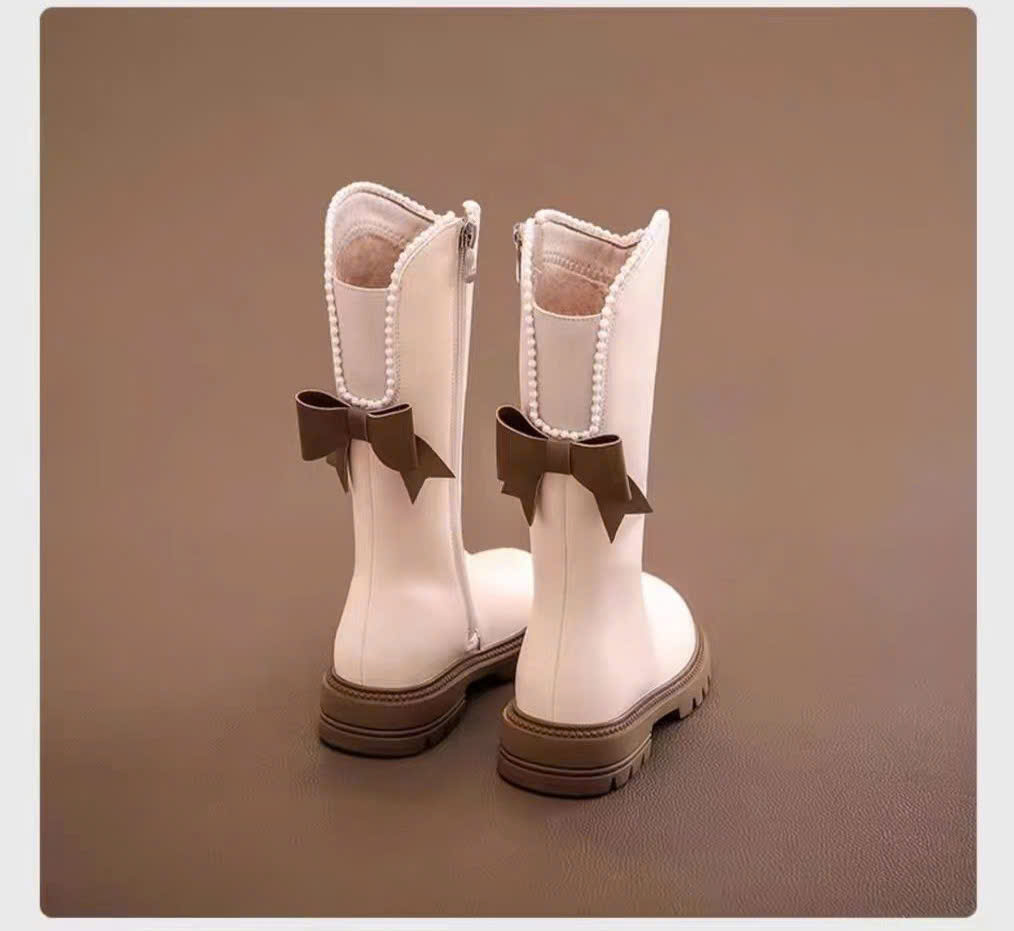 Giày bốt boots cổ cao cho bé gái bé trai phong cách Hàn Quốc đẹp diện đi chơi đi tiệc size 26-37 hàng Quảng Châu cao cấp