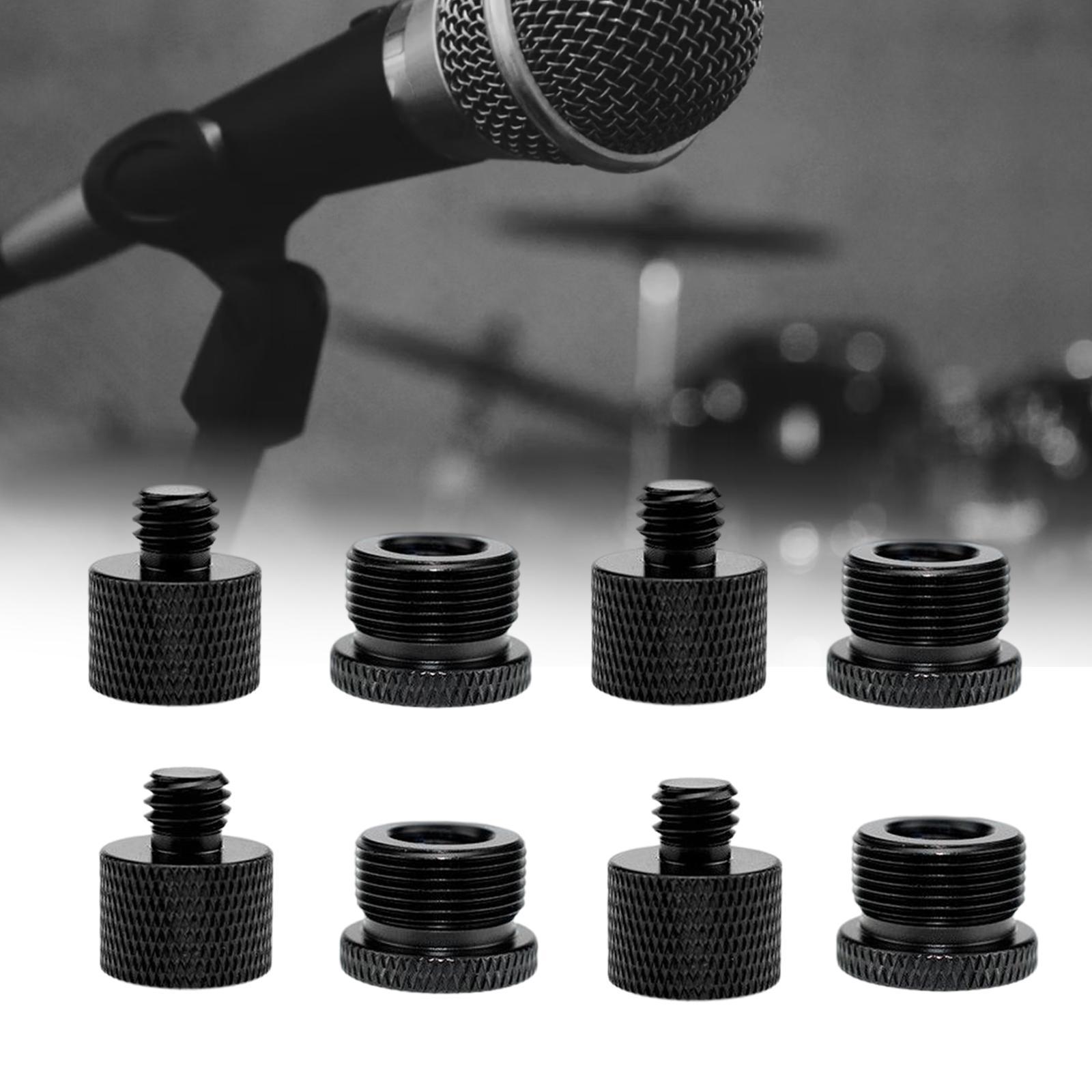 8x Mic Stand Adapter Mic Thread Adapter Set for Microphone Stand Tripod Accessories
