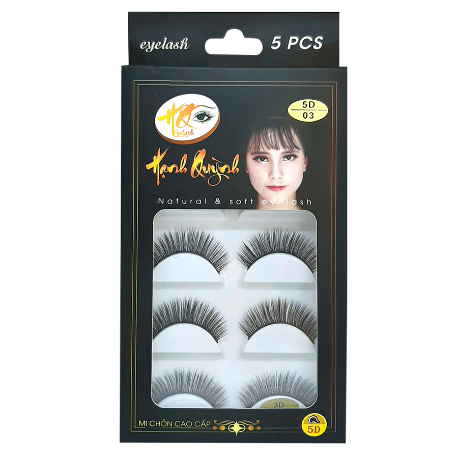 5 cặp lông mi giả cong vút Natural &amp; Soft Eyelash (số 03)