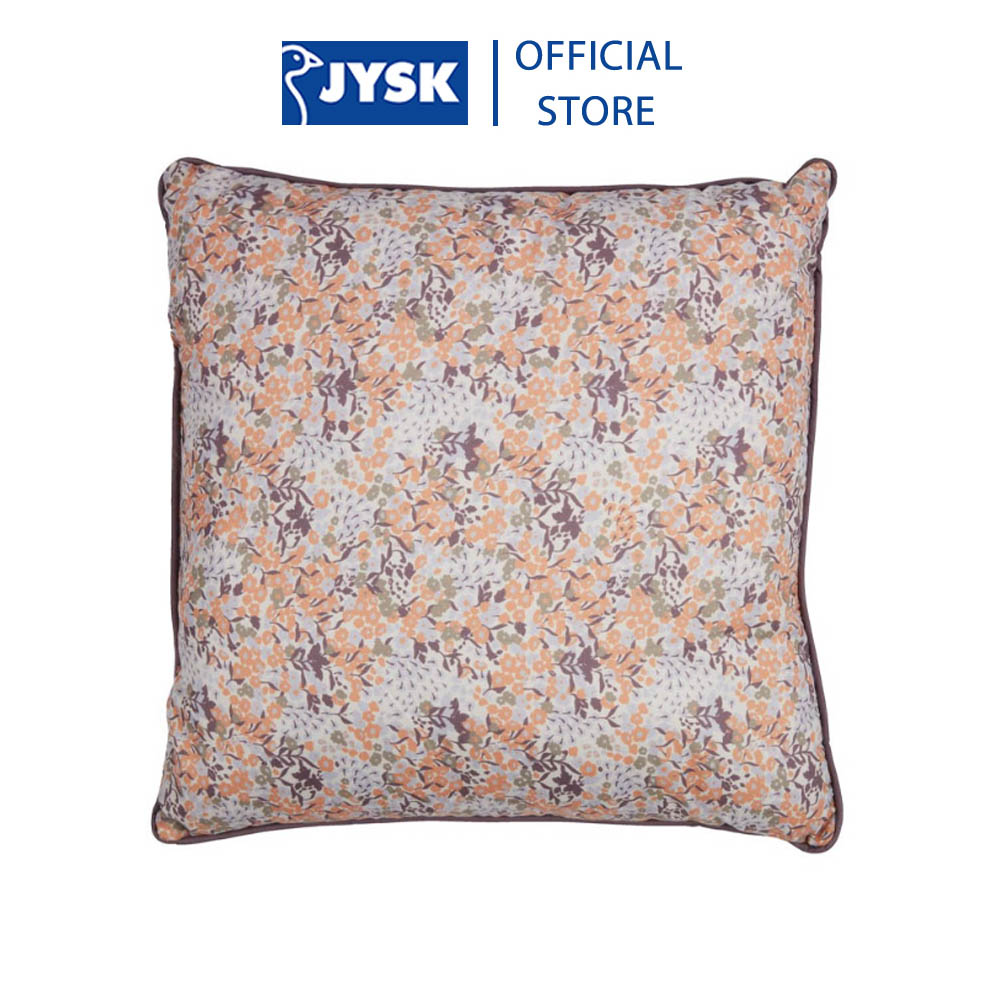 Gối trang trí | JYSK Kamille | polyester | cam/tím | R45xD45cm