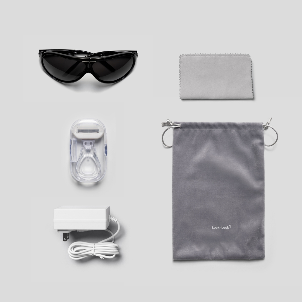 Máy Triệt Lông LocknLock IPL 9 mức nhiệt ENC311PUP, Công Nghệ Làm Lạnh Ice Cooling, Màu Tím - Hàng Chính Hãng - JoyMall