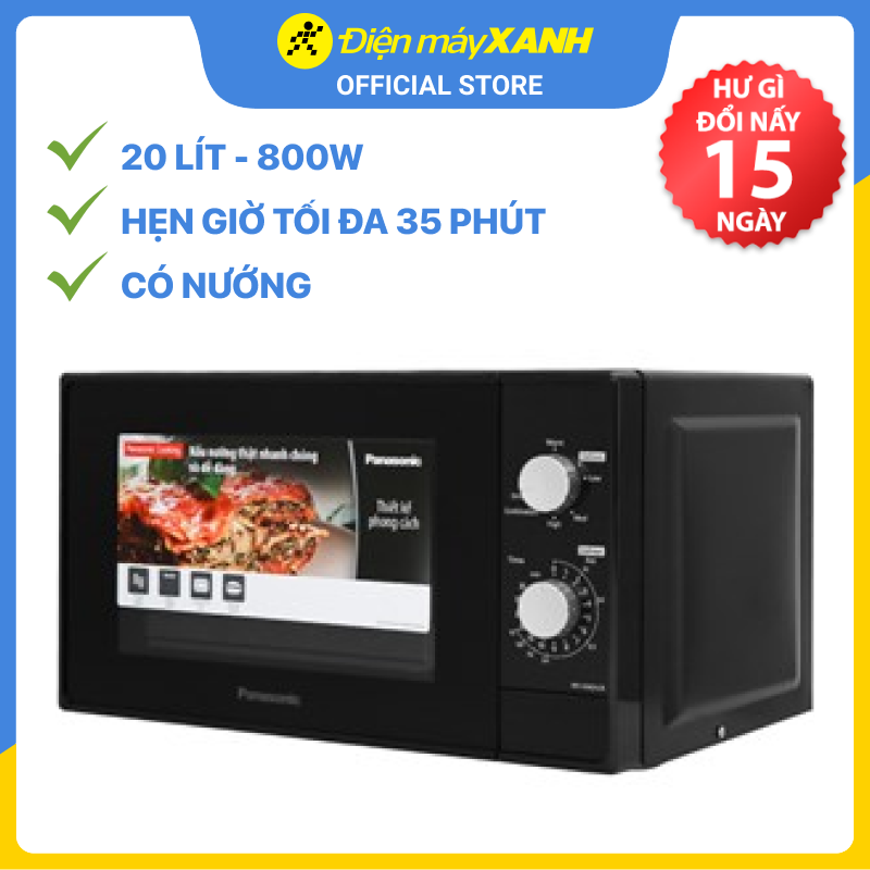 Lò vi sóng Panasonic NN-GM24JBYUE 20 lít - Hàng chính hãng