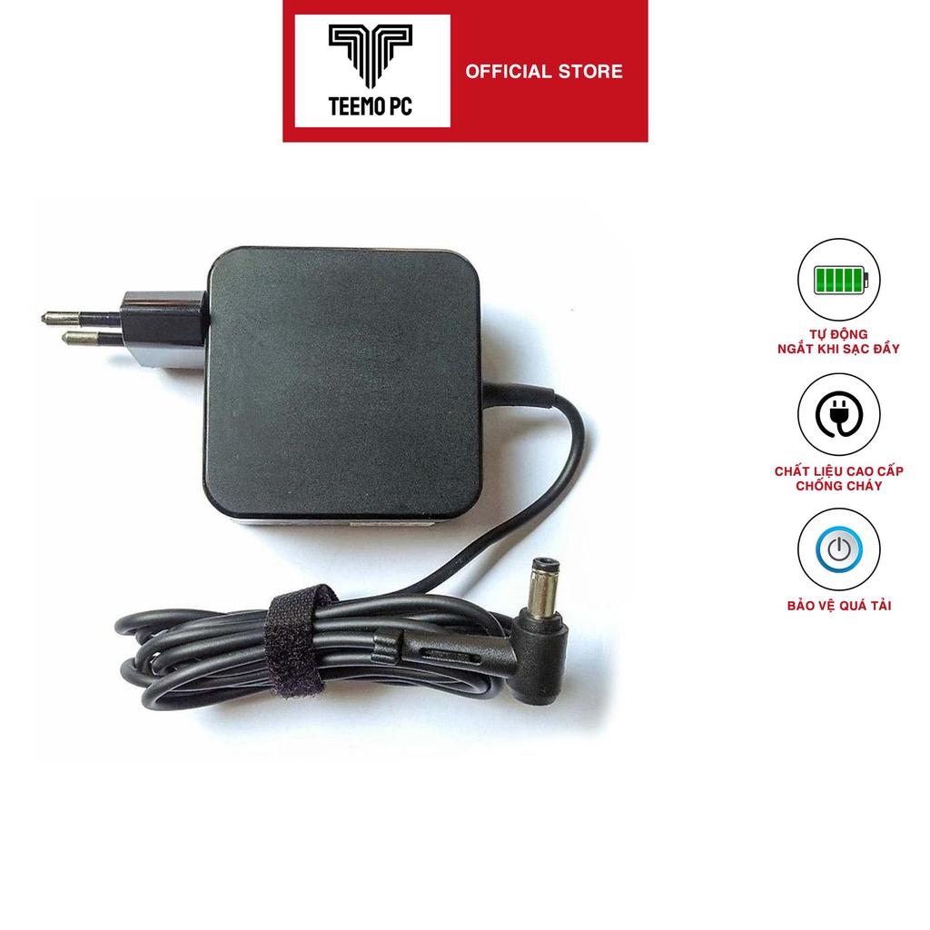 Adapter Sạc Tương Thích Cho Laptop Asus 19V 3.42A Cục Vuông Đầu Lớn 5.5Mm - Hàng Nhập Khẩu New Seal TEEMO PC TEAC230