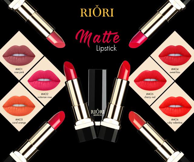 Riori Matte Lipstick Ruby Valentine M06