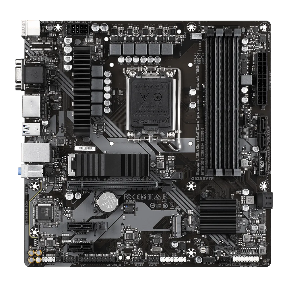 Main Gigabyte B760M DS3H ~ - Hàng chính hãng Viễn Sơn phân phối