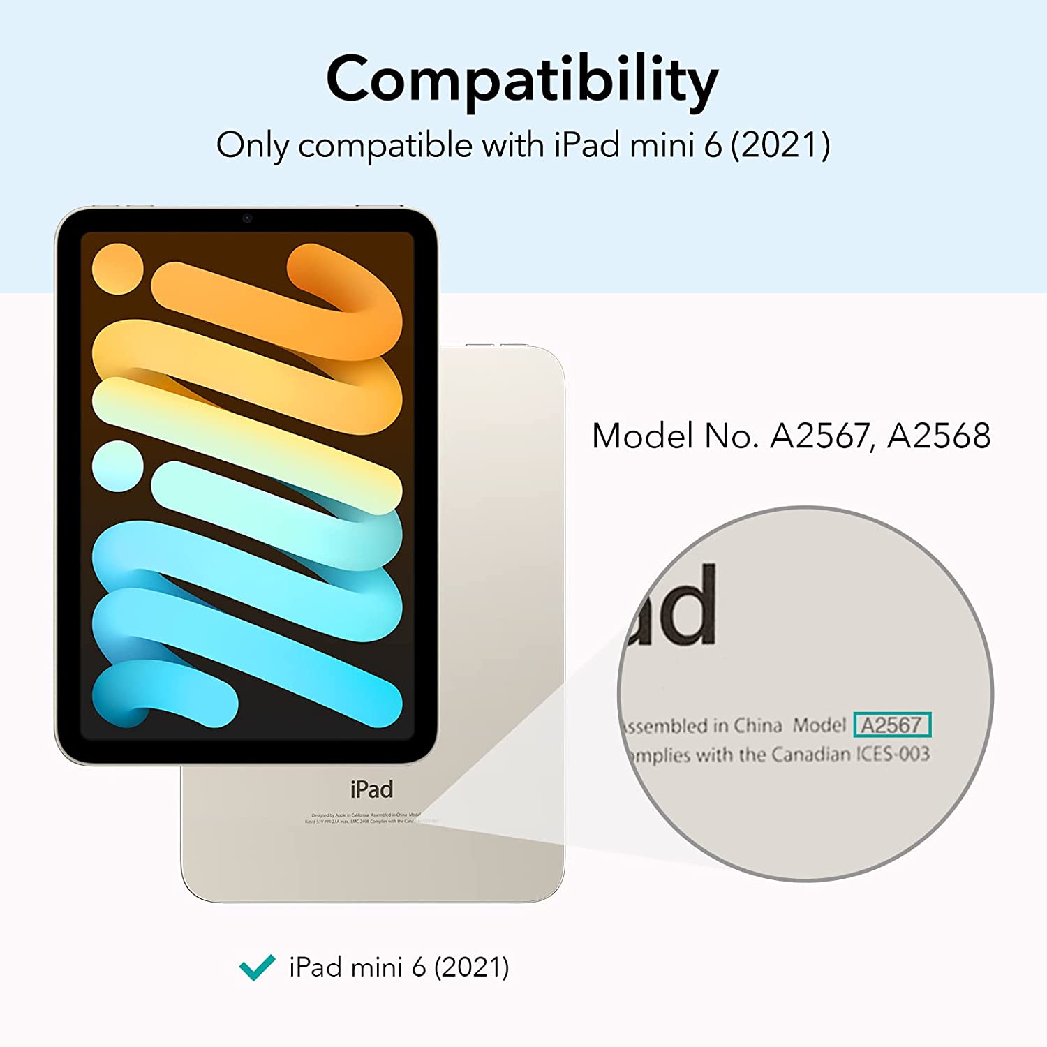 Bao Da Dành Cho iPad Mini 6 ESR Urban Folio Case - Hàng Nhập Khẩu