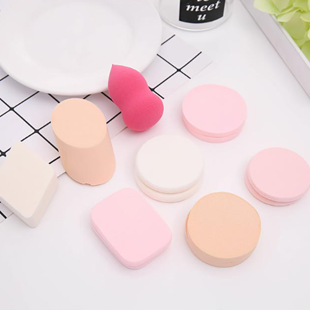 KELI Bông Mút Trang Điểm Tán Nền Powder Puff - Set 13 Miếng Bông Mút Mềm Mịn Tiện Dụng