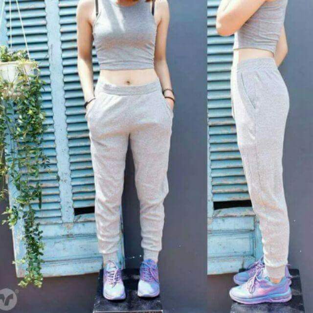 Quần jogger len tăm