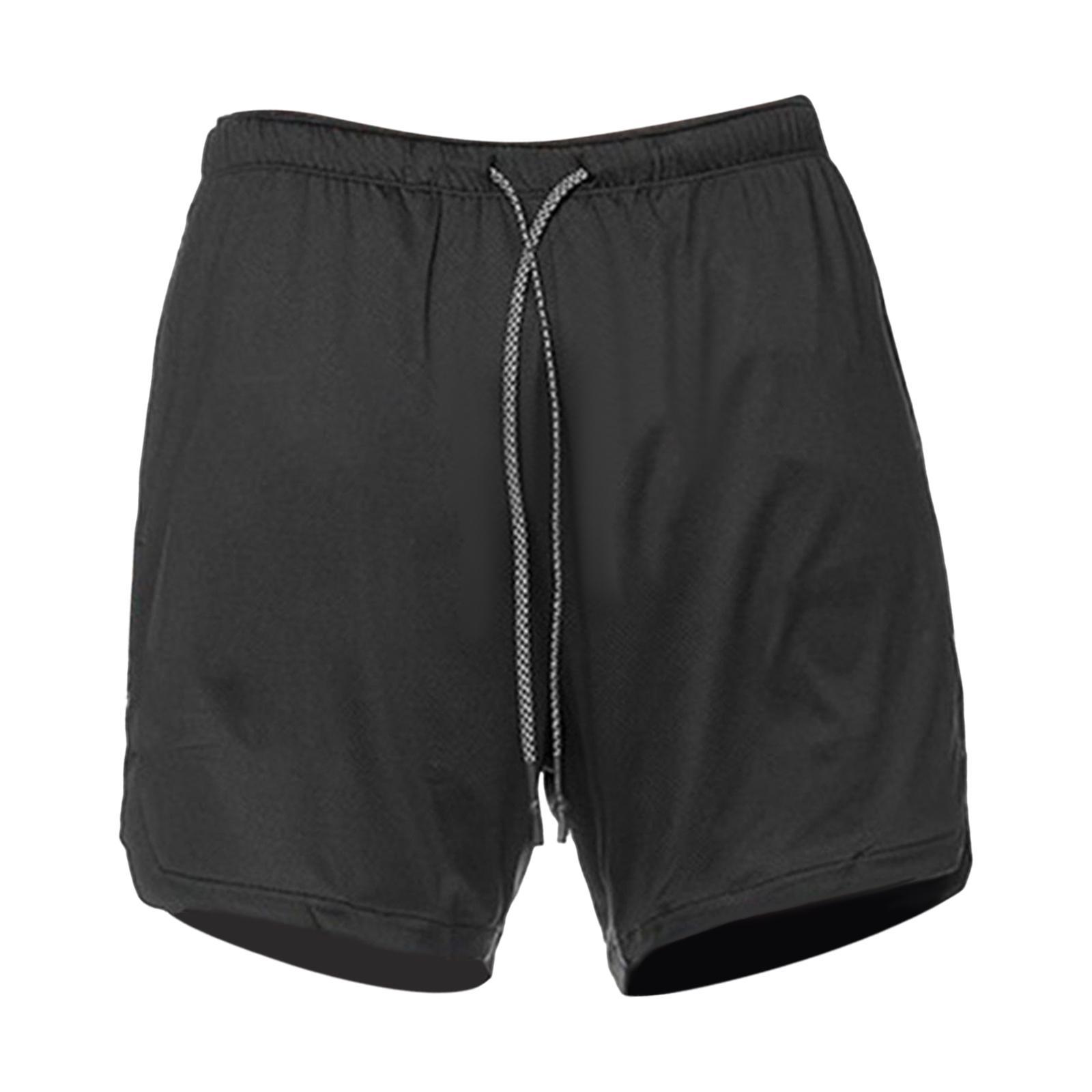 Men' in 1 Workout Running Shorts Pants Sports Shorts Activewear for Basketball