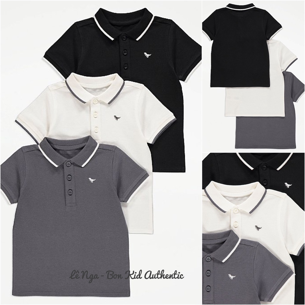 [FORM THƯỜNG] Set 3 áo polo GEO.GRE_UK size 4-5y