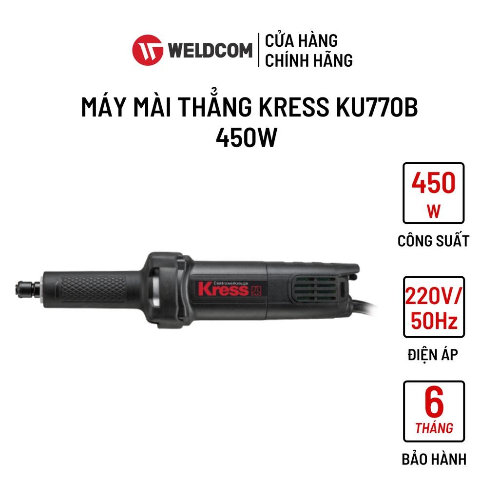 Máy Mài Thẳng KRESS KU770B Có Tay Cầm Nhỏ Gọn Có Lưới Lọc Bụi Công Suất 450W