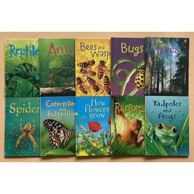 Usborne Beginners Nature 10 Books Box Set Collection (bìa cứng) | Bản Nhập Khẩu