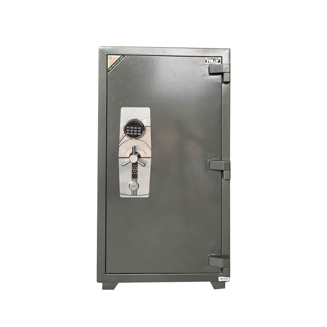 Két Sắt Siêu Cường TRULY TS-115, Cao 115cm, Nặng 300kg Chống Đục, Chống Khoan Phá, Chống Cháy Chuẩn Hàn Quốc - Hàng Chính Hãng