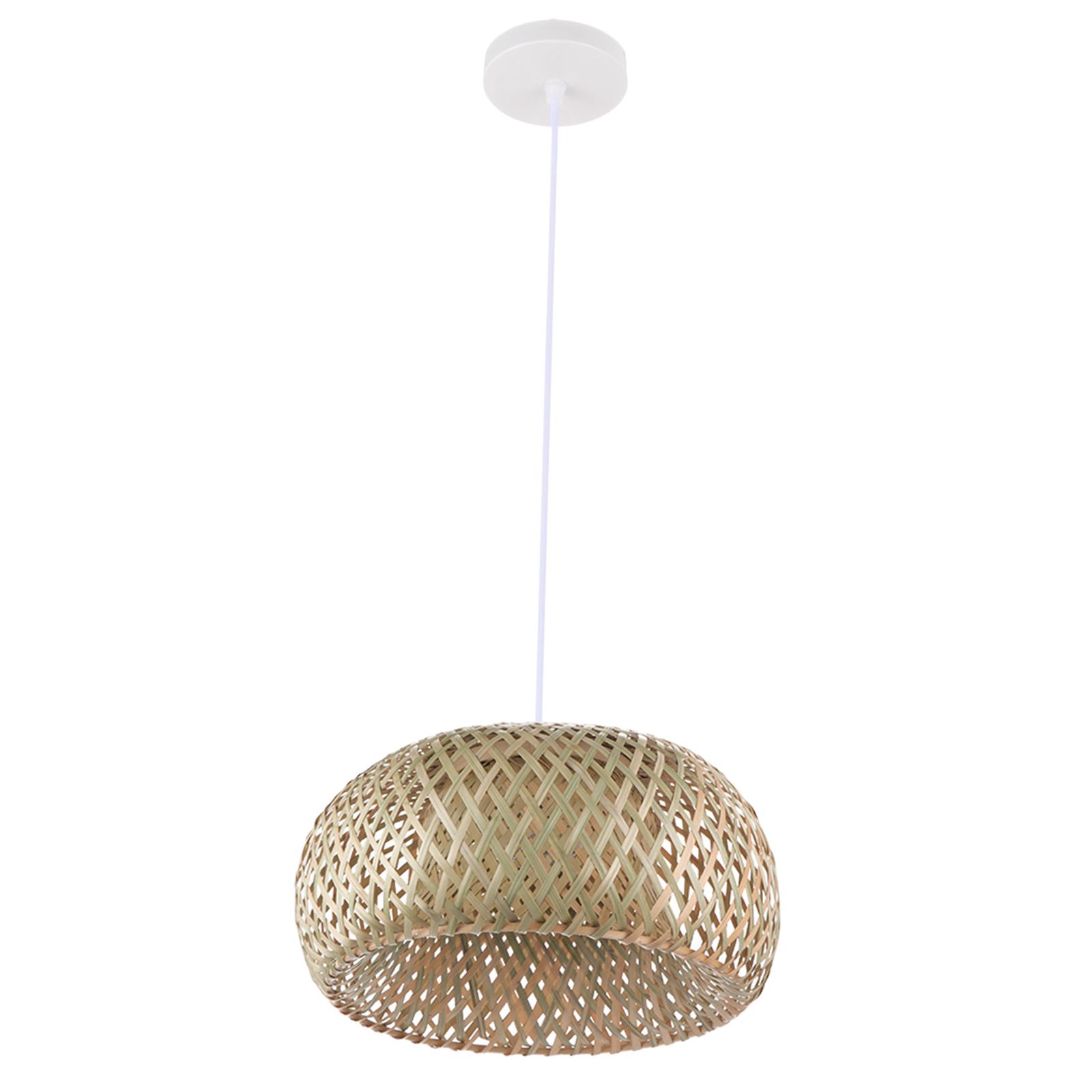 Modern Woven Pendant Ceiling Light Fixture Hotel Hanging Lamp Bedrooms Decor
