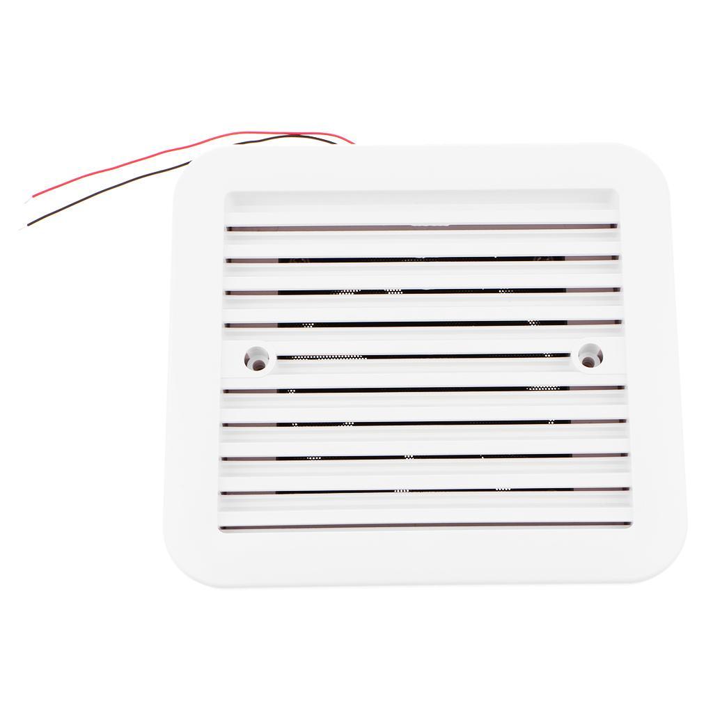 RV Motorhome Side Air Vent Ventilation Cooling Exhaust Fan 12V Black