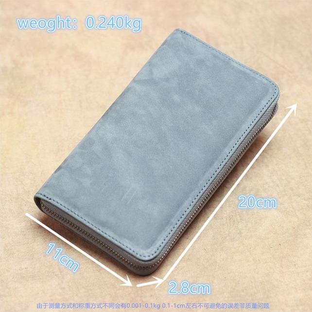 Ví dài cầm tay da bò thật chống RFID - BHLD189
