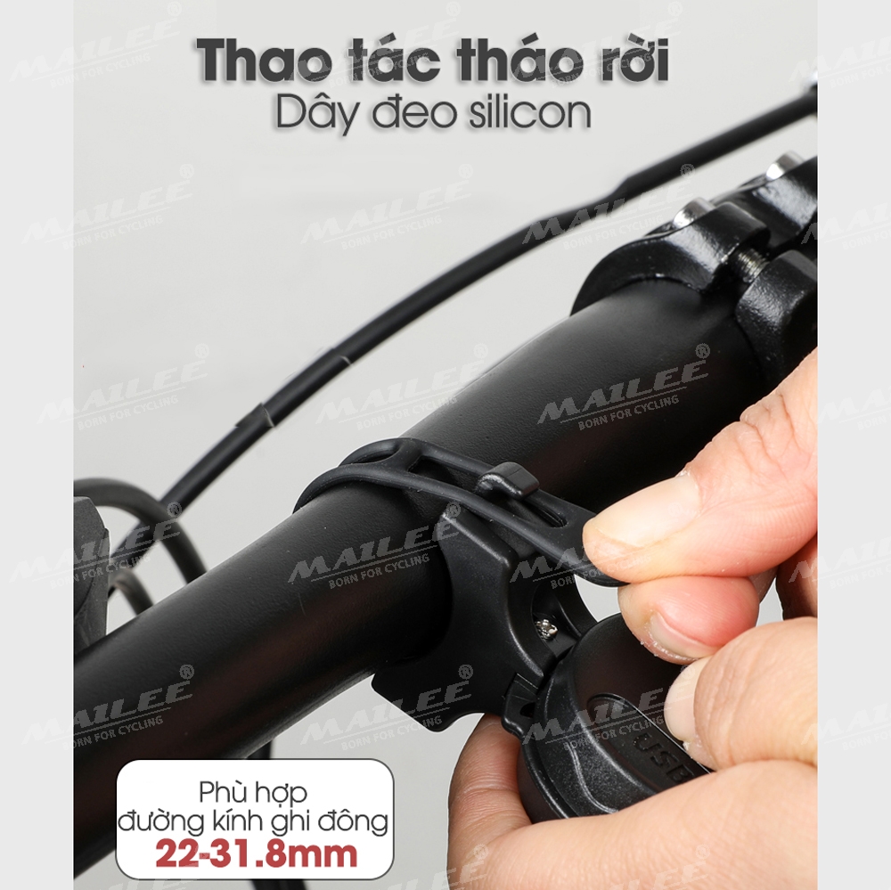 Còi Xe Đạp TW-002 120dB Sạc Điện USB 4 Âm Thanh Nút Ấn Rời Mai Lee